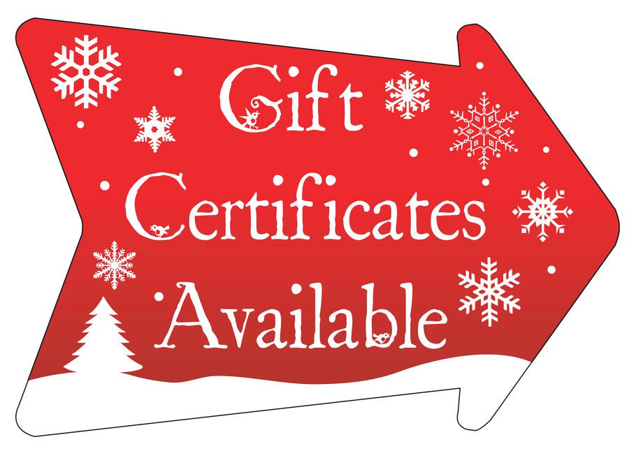 gift cert avail